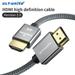 4K HDMI Cable High Speed 18Gbps HDMI 2.0 Cable HDR 3D Braided HDMI Cord ARC Compatible for MacBook Pro 2021 UHD TV Projector PC HDMI 2.0 Cable 2m