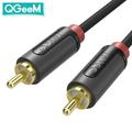 RCA to RCA Cable Jack Connector Splitter Audio Cable RCA Stereo Aux Wire for TV CD DVD VCD Radio Sound Amplifier Console RCA TO RCA CABLE 1.8m 6ft