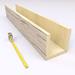 Ekena Millwork 3-Sided (U-beam) Riverwood Endurathane Faux Wood Ceiling Beam Urethane | 10 H x 144 W x 6 D in | Wayfair BMRW3C0060X100X144DF