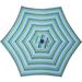 ROOM FULL Outdoor Patio Umbrella w/ Push Button Tilt & Crank Metal in Black | 92.91 H x 104.76 W x 104.76 D in | Wayfair ZFZ-W41933612