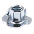 Prime-Line T-Nut 4-Prong, Steel in Gray | Wayfair 9078057