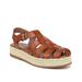 Greta Platform Sandal - Brown - Zodiac Flats