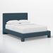 Latitude Run® Brilynn Platform Bed Upholstered/Polyester in Blue | 49 H x 63 W x 86 D in | Wayfair 07FDD500FD0246579A65DC61CBA3F80D