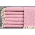 Handwoven Dish Towel Hair Drying Towel Pink Towel Diamond Towel 18x36 Inches Turkish Hand Towel Decorative Towel Holiday Towel