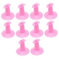 10Pcs nail art finger rest press on nail stand nail practice fingers fake nail holder nail stand for press on nail holder for painting nails finger sleeves manicure product plastic