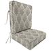 Canora Grey 22" x 45" Outdoor Deep Seat Chair Cushion Set w/ Ties & Welt Polyester | Wayfair 8B823337A9B14777A1FEE54DB2664697