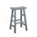 Red Barrel Studio® Anneliesa Solid Wood Counter & Bar Stool Wood in Blue | Bar Stool (30" Seat Height) | Wayfair EA6DD49C7CB142DDBE6F88AE15CD268E