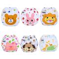 MesaSe 6Pcs Baby Urinary Pants Baby Cartoon Training Pants Learning Pants Children s Velvet Urinary Pants (Dog+Cat+Bear+Elephant+Rabbit+Lion)