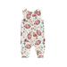AMILIEe Infant Baby Football Bodysuit Overalls Sleeveless Jumpsuit Clothes
