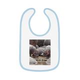 Hippo baby bib Hippo bib Hungry Hippo bib Baby boy bib baby girl bib