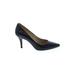 MICHAEL Michael Kors Heels: Slip-on Stilleto Minimalist Black Solid Shoes - Women's Size 8 - Pointed Toe