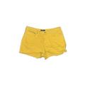 J.Crew Mercantile Denim Shorts: Yellow Solid Bottoms - Women's Size 31