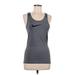 Nike Active Tank Top: Gray Activewear - Women's Size Medium