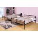Mason & Marbles Lilah Metal Bunk Bed Metal in Gray | 68 H x 65 W x 83 D in | Wayfair 709029B7854D4C8DA8AF4D65D6AED553