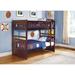 Galisa Panel Standard Bunk Bed by Harriet Bee Upholstered, Wood in Brown | 65 H x 56 W x 78 D in | Wayfair A8F7CF154AFB41B287AA8426255B3DB2