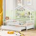 Cincinnatus House Beds w/ Trundle by Isabelle & Max™ Wood in White | 70.9 H x 42.5 W x 77.6 D in | Wayfair 0B8F1CD70D724C85A5F14ACA35C6B30D