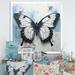 Gracie Oaks Urban Butterflies Graffiti Accents II On Canvas Print Canvas, Cotton in White | 36 H x 36 W x 1.5 D in | Wayfair