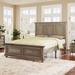 Ophelia & Co. Langeloth Platform Bed Wood in Gray | 52.8 H x 80.5 W x 79.1 D in | Wayfair D3BCFF7DAD0147BAAC2A035896B5A90E