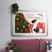 The Holiday Aisle® Arose Such A Clatter Collection A Framed On Paper Print in Green/Red/White | 27 H x 39 W x 1.5 D in | Wayfair