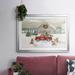 The Holiday Aisle® Christmas On The Farm Framed On Paper Print in Green/Red/White | 15 H x 21 W x 1.5 D in | Wayfair