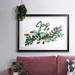 The Holiday Aisle® Cut Wreath Christmas I Framed On Paper Print in Green/Red/White | 19 H x 27 W x 1.5 D in | Wayfair