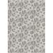 Brown/Gray 60 x 39 x 0.1 in Area Rug - Well Woven Animal Prints Leopard Dots Gray Brown Modern Flat-Weave Rug Polyester | Wayfair W-APT-01G-4