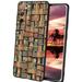 Vintage-bookshelf-patterns-0 phone case for Samsung Galaxy S20 for Women Men Gifts Soft silicone Style Shockproof - Vintage-bookshelf-patterns-0 Case for Samsung Galaxy S20