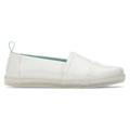 TOMS Kids Youth White Alpargata Confetti Glitter Shoes, Size 13.5