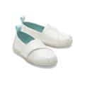 TOMS Kids Tiny White Alpargata Confetti Glitter Toddler Shoes, Size 4
