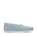 TOMS Women's Blue Alpargata Washed Denim Espadrille Shoes, Size 5.5