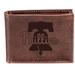 Brown Philadelphia Phillies Bi-Fold Leather Wallet
