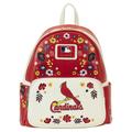 Loungefly St. Louis Cardinals Floral Mini Backpack
