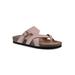 Women's Graph Sandal by White Mountain in Blush Pink Suede (Size 11 M)