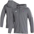 Men's adidas Gray Louisiana Tech Bulldogs Sideline Tiro21 Windbreaker Full-Zip Jacket