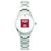 Women's Silver Temple Owls Stainless Steel Bracelet Wristwatch