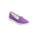 Plus Size Women's The Dottie Slip On Sneaker by Comfortview in Purple (Size 11 WW)