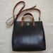 Madewell Bags | J Crew Madewell Zip Top Leather Crossbody Two Toned Tote | Color: Black/Brown | Size: Os