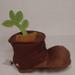 Disney Toys | Disney Pixar Wall-E Brown Boot With Plant 7" Plush | Color: Brown/Green | Size: Osbb