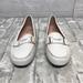 Kate Spade Shoes | Kate Spade New York Size 10b White Cheshire Leather Loafers Nwt | Color: White | Size: 10