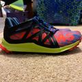 Adidas Shoes | Men’s Adidas Vigor Trail Shoes Black/Coral/Lime Green/Blue Size 8.5. | Color: Black/Yellow | Size: 8.5