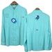 Columbia Shirts | Bf1207 Nwt Mens Columbia Pfg Tamiami 2 Performance Fishing Button Shirt L $55 | Color: Blue/Green | Size: L