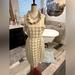 Kate Spade Dresses | Gorgeous Like New Kate Spade Gold & Cream Fitted Beautiful Dress W Collar 8 | Color: Cream/Gold | Size: 8