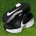 Nike Shoes | New Men’s Athletic Nike Zoom Gp Challenge Black White Tennis Shoes Size 9.5 | Color: Black/White | Size: 9.5