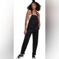 Adidas Jeans | Adidas Originals Hip Black R.Y.V. Sporty Dress Up Dungarees Overalls Pants S Euc | Color: Black | Size: Small