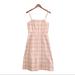 J. Crew Dresses | 6/$40, Jcrew A-Line Mini, Plaid Dress, Size 6 | Color: Cream/Pink | Size: 6