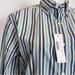 J. Crew Shirts | J. Crew Striped Organic Cotton Button Down Oxford Shirt Slim Fit | Color: Blue/White | Size: M