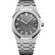 DTREEL AAA+ Luxury Men's Watch Men's Sport Watch 41mm Steel Bezel Grey Dial with Steel Coloured Strap with Date