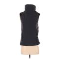 Nike Vest: Below Hip Black Solid Jackets & Outerwear - Women's Size P