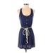 TEE by Big Star Casual Dress: Blue Dresses - Women's Size X-Small