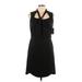 Vince Camuto Casual Dress - A-Line: Black Print Dresses - New - Women's Size 10